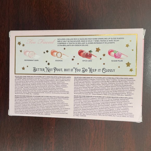 BNIB Too Faced Better not pout but if you do keep it classy lip gloss set - Picture 4 of 6